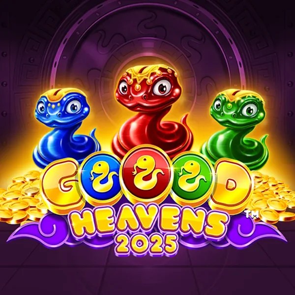 Goood Heavens logo by Rarestone Gaming at Spinbara Casino