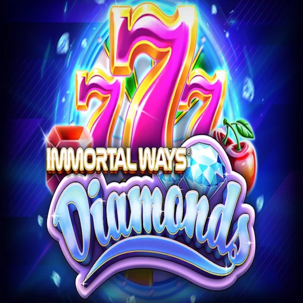 Official Slots logo: Immortal Ways Diamonds by RubyPlay at Spinbara Casino
