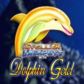 Dolphin Gold with Stellar Jackpots logo by Lightning Box Game at Spinbara Casino