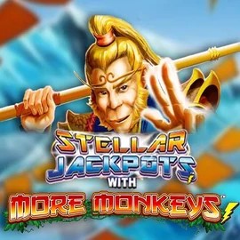Play the Stellar Jackpots with More Monkeys slot by Lightning Box Game on Spinbara Casino